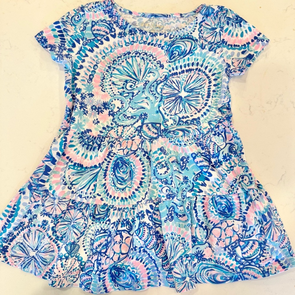 Lilly Pulitzer 2-3T Toddler Dress in Blue and Pink